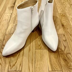 White Ankle Boots for Women